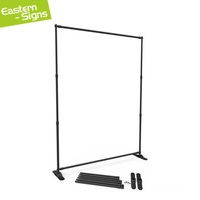 Support de toile de fond photo portable imprimé sur mesure en tissu tendu pour événements en studio et image de marque
