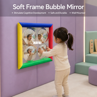 Miroir mural sensoriel à bulles 4D pour l'exploration visuelle, équipement de salle sensorielle, miroir à bulles convexe pour les écoles maternelles