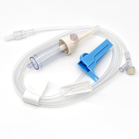 Kit de Perfusion de Thérapie IV avec Bouchon de Sécurité à Évent de Protection d'Air et Prise d'Air Ventilée