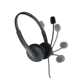 Casque Energy Sistem Office 2 Anthracite (compatible PC/Mac/Smartphone, prise 3,5 mm, microphone externe non amovible) - Product Image 5