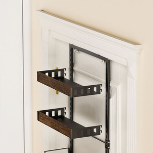 木製の壁のコーナーフローティング木製の壁の棚バスルームの家の収納のための壁の棚 - Product Image 6