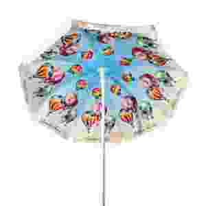 Высокое качество 1,8 м индивидуальный открытый пляжный зонт современный дизайн с водонепроницаемым железным полюсом полиэфирный материал для наружного использования - Product Image 1