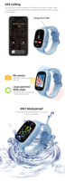 Reloj Inteligente para Niños LT30 4G GPS con Videollamada, Función SOS, Cámara, Batería de Gran Capacidad