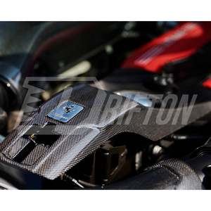 Version supérieure pour 488 Prepreg Carbon Fiber Engine Bay Cover Set pour Ferrari 488 GTB - Product Image 5