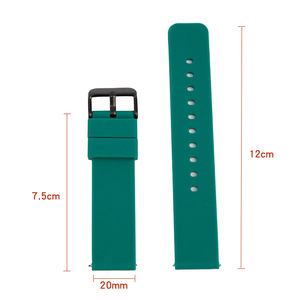 Bracelet de montre universel à libération rapide en silicone, 12 mm, 14 mm, 16 mm, 18 mm, 20 mm, 22 mm, 24 mm, bracelet de montre de <span class=keywords><strong>sport</strong></span> étanche - Product Image 5