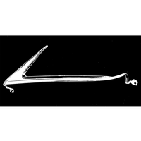 Tube de plaque de guidage des feux diurnes pour Lexus LX570 2016-2019