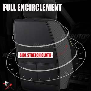 15 Fundas de Asiento de Cuero para Automóvil, Universales para SUV, Camionetas y Vans, 5D con Reposacabezas y Almohadas Lumbares para BMW/Golf - Product Image 4