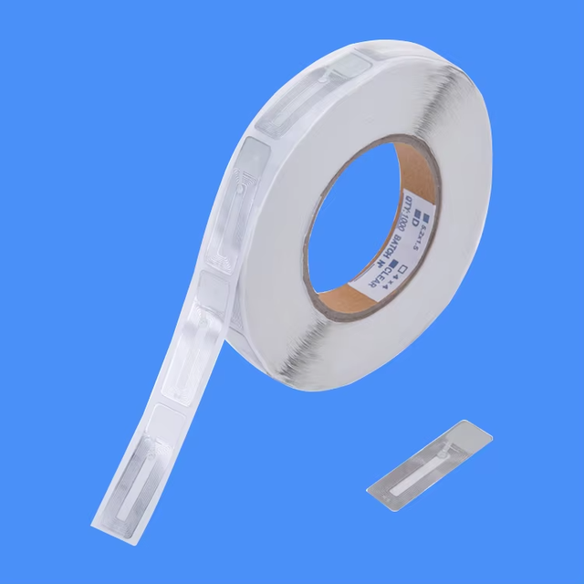 Best Seller Transparent 8.2MHz EAS Anti Theft Sticker Enguard RF Soft Label for Cosmetic Security Square Tag CE/ISO Approved Two