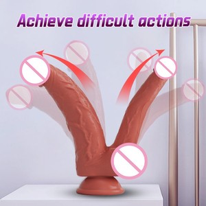 Flüssig-Silikon Dildo - Superweicher Simulationspenis Masturbator für Frauen Wasserdicht & Umweltfreundlich Tragbares Erwachsenenspielzeug Doppelset - Product Image 4