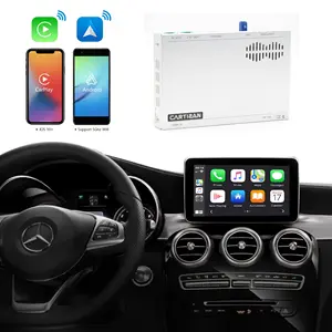 Apple-CarPlay/Android Auto/mirrorlink/Vista trasera y delantera/Interfaz de entrada de vídeo HD MI para mercedes-benz NTG 5,0/5,1, Sistema 2015-2018