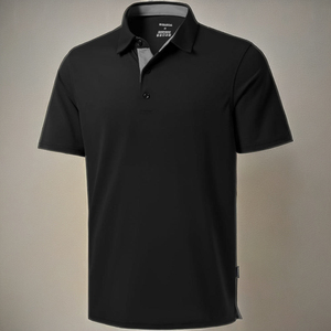 Camisas de Hombre de Manga Corta, Tejidas, Antiarrugas, de Poliéster/Algodón, con Logotipo Bordado, Casuales, 180g, Marca TS198 KLS - Product Image 1