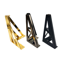 Pinlong Meubles De Luxe Quincaillerie Remplacement Fer Tv Stand Jambes Triangle Canapé Fin Table Jambes