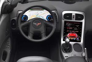 Autoradio Android 9.7 pouces 4 + 64G pour autoradio à écran tactile <span class=keywords><strong>Chevrolet</strong></span> <span class=keywords><strong>Corvette</strong></span> C6 2003-2009 - Product Image 2