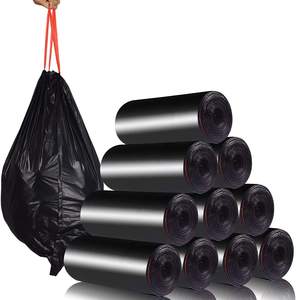 Premium Drawstring Garbage Bags with Durable Material for Kitchen, Home and Office Waste Disposal - Product Image 2
