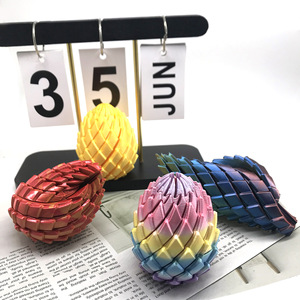 Huevo de Dragón Impreso en 3D con Espiral Retorcida, Escamas de Dragón de Slime, Juguete Antiestrés, Adorno - Oddcraft SC-JY006 para mayores de 12 años - Product Image 3