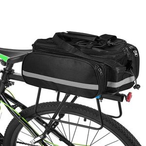 Sacoche de vélo BSCI, grande capacité 10-25L, multifonction, étanche, pour porte-bagages arrière, sac à main, sac à bandoulière - Product Image 4