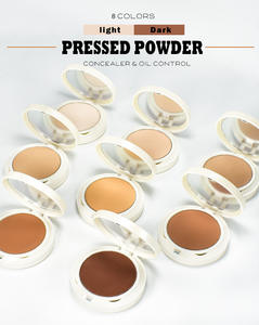 Poudre de fond de <span class=keywords><strong>teint</strong></span> sans logo poudre compacte végétalienne matte pressée pour visage de marque privée personnalisée pour peau foncée - Product Image 4