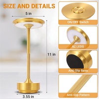 Lampe de table LED pour maison moderne Lustre mural solaire rechargeable Lampes de café à piles Style de méduse Lampara De Medusas
