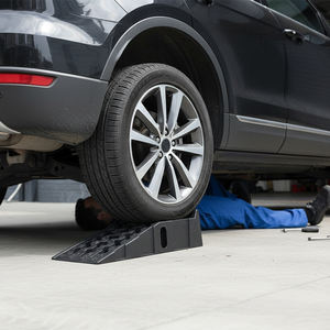 HOMFUL Autoreparatiehellingen, zwaarlast kunststof, antislip, instapdesign voor oliewissel, inspectie en garage reparatie - Product Image 6