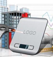 Báscula Digital de Cocina Mecánica LCD de Alta Precisión con Capacidad de 5 kg y Graduación de 1 g para Mediciones Precisas en la Cocina y Repostería Casera