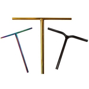 Prix d'usine Personnalisé Titane Stunt Trick Différents Styles Pro Titanium Scooter Bars - Product Image 3