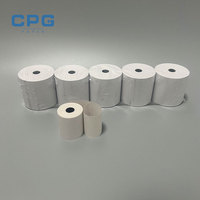 Papier de caisse enregistreuse POS/ATM au prix d'usine des fabricants, 80*80mm 57*40mm, rouleaux de papier thermique pour imprimante de reçus
