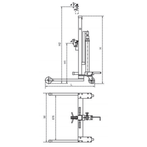 공장 직판 300kg 미니 수동 드럼 리프팅 장비 오일 드럼 리프터 오일 드럼 트롤리 - Product Image 6