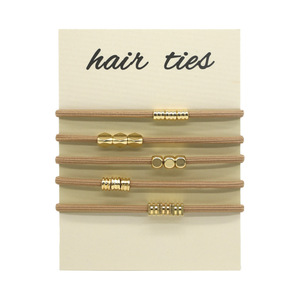 Ensemble <span class=keywords><strong>de</strong></span> 5 attaches pour cheveux personnalisables, bracelets bohèmes pour femmes, attaches pour <span class=keywords><strong>queue</strong></span> <span class=keywords><strong>de</strong></span> <span class=keywords><strong>cheval</strong></span>, bracelet pour filles, accessoires mignons pour cheveux - Product Image 5