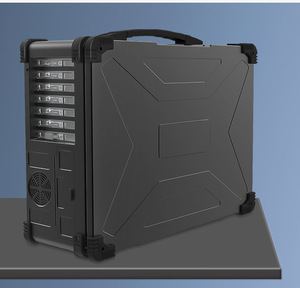 Station de travail industrielle portable Intel 14e génération Core i9 i7, 15,6 pouces, 8 Go, 256 Go, GPU RTX, 2*RJ45, RS232, LPT, CNC, alliage, nouveau PC robuste - Product Image 3