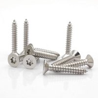 Sekrup Self-tapping Torx Countersunk dari Baja Tahan Karat. Cocok untuk Kayu, Plastik, Logam Tipis, Perabotan, dan Perakitan Luar Ruangan.