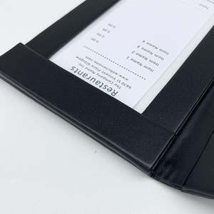 Porte-comptes LED personnalisé avec logo pour restaurant, porte-comptes noir pour restaurant avec lumière LED - Product Image 5