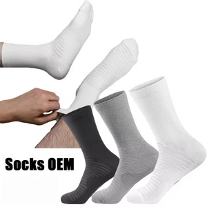 Custom Sport <b>Socks</b> Compression <b>Socks</b> Sports Running Athletic Crew <b>Socks</b> for Men Cotton Spandex <b>Polyester</b> Bulk <b>Socks</b> - Product Image 1