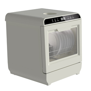 Lave-vaisselle entièrement automatique grande capacité 6-8 couverts, installation facile, nettoyage de cuisine avec fonctions de séchage et de désinfection L - Product Image 6