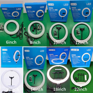 Anneau lumineux professionnel de 14 pouces à intensité variable avec trépied et télécommande pour les vidéos YouTube et les influenceurs beauté - Product Image 5