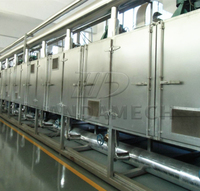 Séchoir à copeaux de bois en acier inoxydable à haute efficacité four de séchage de tunnel de séchage de ceinture de maille de sciure
