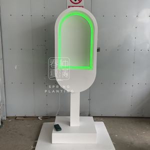 Cabina telefónica de grabación para dejar un mensaje Decoración DE BODA Cabina telefónica de boda Soporte de libro de visitas de audio - Product Image 5