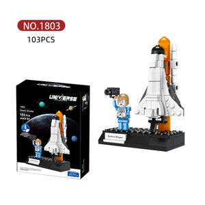 Wange 1803 Modèle de briques MOC aérospatiales <span class=keywords><strong>Navette</strong></span> <span class=keywords><strong>spatiale</strong></span> Petites particules Assemblage Blocs de construction <span class=keywords><strong>Jouet</strong></span> en plastique pour enfants Cadeau unisexe - Product Image 1