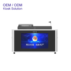 Kiosque gouvernemental à double écran de 21.5 pouces Terminal Self Service Check in A4 Report Printing Scanner Kiosk - Product Image 6