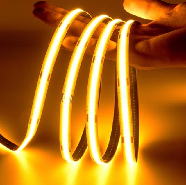 Hot Sell Ultra Thin 12V 24V Dual Color Temperature RGB RGBW RGBWW Voice Control PC Flex Strip Lighting 10W for