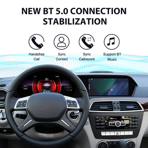 Doppio Schermo Foforfor 12.3"+8.8" per <span class=keywords><strong>Mercedes</strong></span>-Benz W204 Classe <span class=keywords><strong>C</strong></span> 2011-2014, Autoradio Android 15 di Nuovo Design con Carplay e GPS - Product Image 4