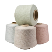 Fil mélangé polyester/acrylique 18S/2, filé à anneaux, teint, anti-boulochage, polaire arctique, doux, léger, chaud, écologique