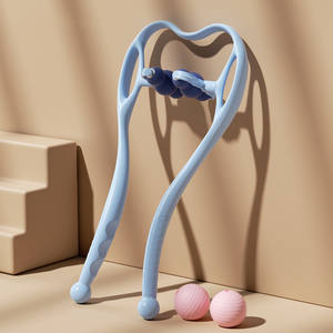 Baş Ağrısı Boyun Sertliği Giderici Yedek Toplu Döner Parça Derin Kas Boyun Vücut Masaj Çubuğu Rulo Ergonomik Tasarım - Product Image 2