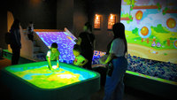 Table de sable jeu de projection interactif AR Sandbox jeu pour enfants aire de jeux interactive Projection avec 10 thèmes