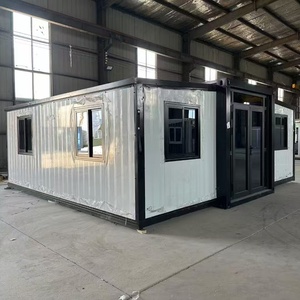 Casa Contenedor Plegable Expandible Prefabricada de Alta Calidad de 40 Pies, 2, 3, <span class=keywords><strong>4</strong></span> Dormitorios, Sala de Estar Modular Moderna y Transpirable para Exteriores - Product Image 3