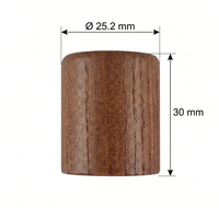 Vietnam WeWood Bouchon en bois premium pour parfum, couvercle cylindrique en bois, fermeture ronde, accessoire d'emballage de parfum