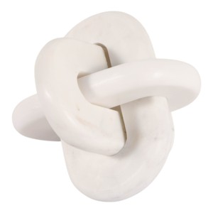 Scultura a nodo in marmo per l'arredamento del soggiorno, decorazione da tavolo per bagno, ufficio, mensola, ingresso, consolle. - Product Image 4