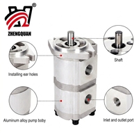 Bomba de engranajes de aceite Zhengquan/7R, bomba de aceite hidráulica de alta presión, bomba de refuerzo de suministro puntual, combinación de desplazamiento múltiple
