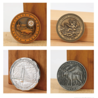 Pièces commémoratives personnalisées en usine, haute définition, design libre, 3D 2D, pièces commémoratives souvenirs aériens