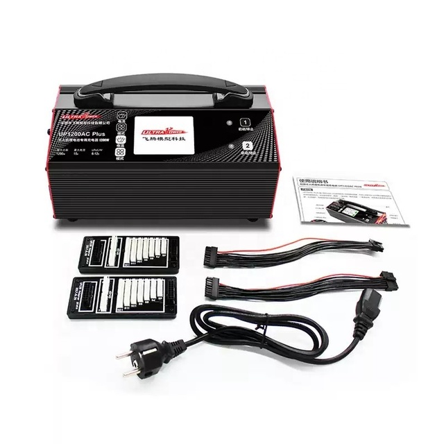 Dual Channel Battery Charger 25A Fast Charging 6-12S LiPo Accu Smart Balance Charger for FPV Drone RC Hobby UP1200AC PLUS