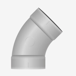 Curva a 45° (i/i) - Ø 80 mm - Product Image 1